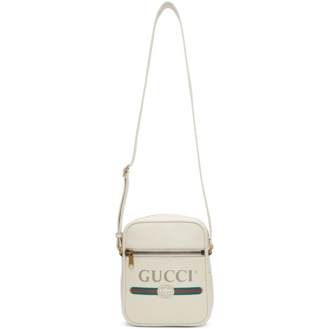 Photo: Gucci Off-White Logo Messenger Bag