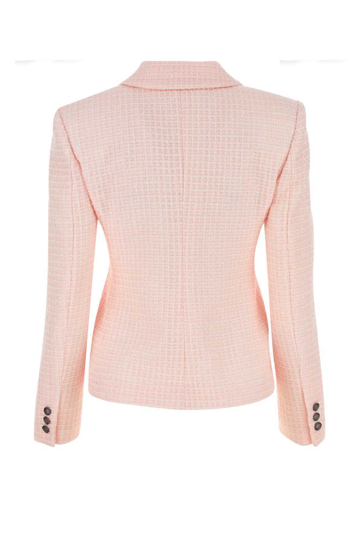 ジャケット ALESSANDRA RICH Light pink tweed blazer Alessandra Rich Light Pink Tweed Blazer Alessandra Rich