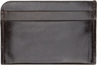 Dries Van Noten Brown Leather Card Holder