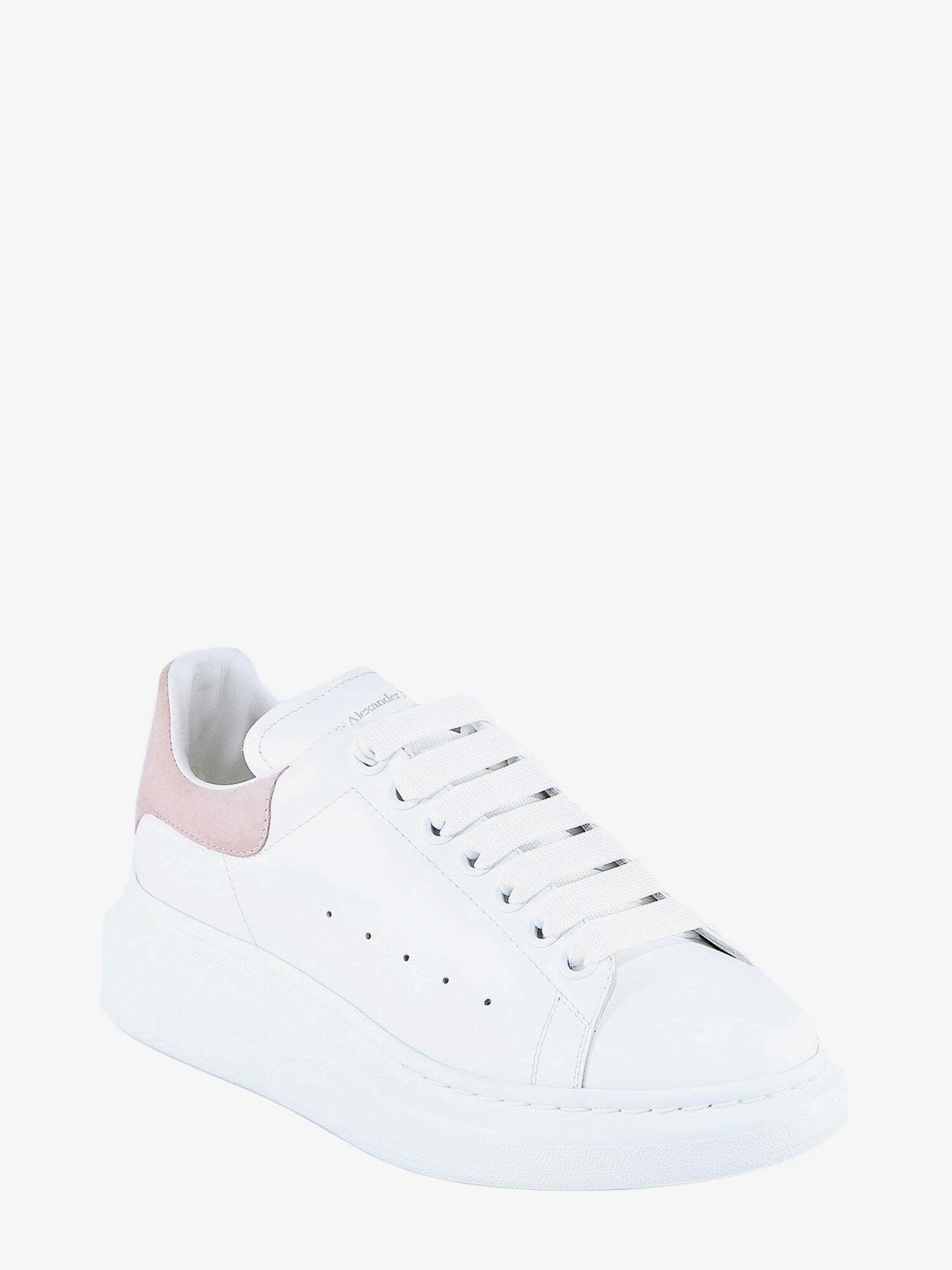 alexander mcqueen all white sneakers womens