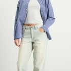 Dime Women's Relaxed Denim Pants in Bleached Sky