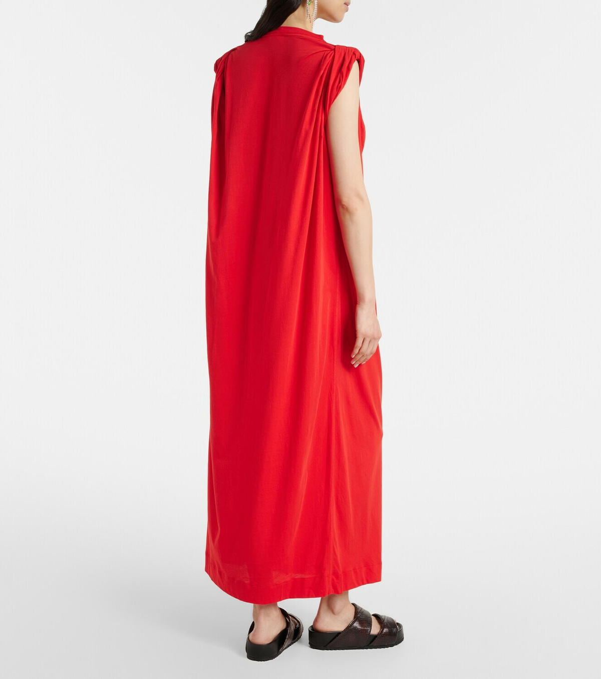 Dries Van Noten Cotton midi dress