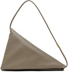 Marni Taupe Prisma Triangle Bag