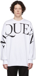 Alexander McQueen White Cotton Sweatshirt