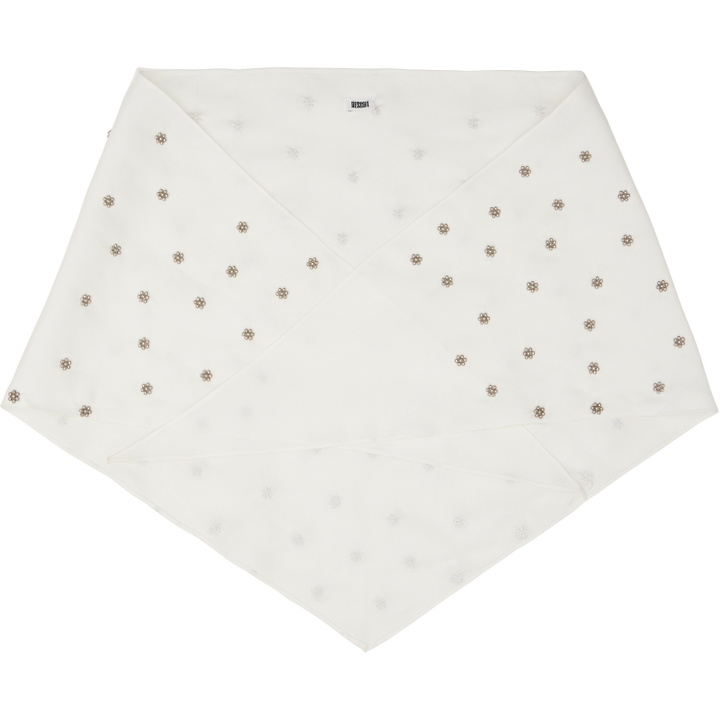 Photo: RESCHA SSENSE Exclusive White Dolly Scarf