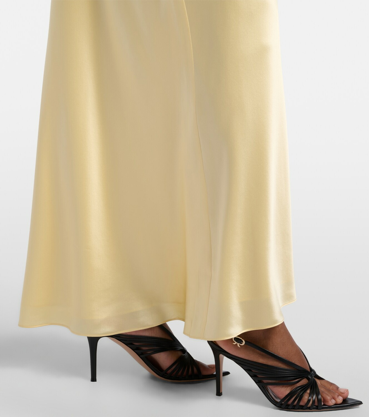 The Sei Silk satin maxi skirt