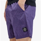 Stone Island Men's Nylon Metal Shorts in Lavender