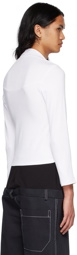 Spencer Badu White Viscose T-Shirt