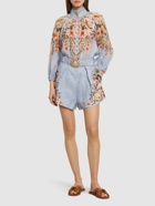 ZIMMERMANN - Lexi Tuck Linen Shorts