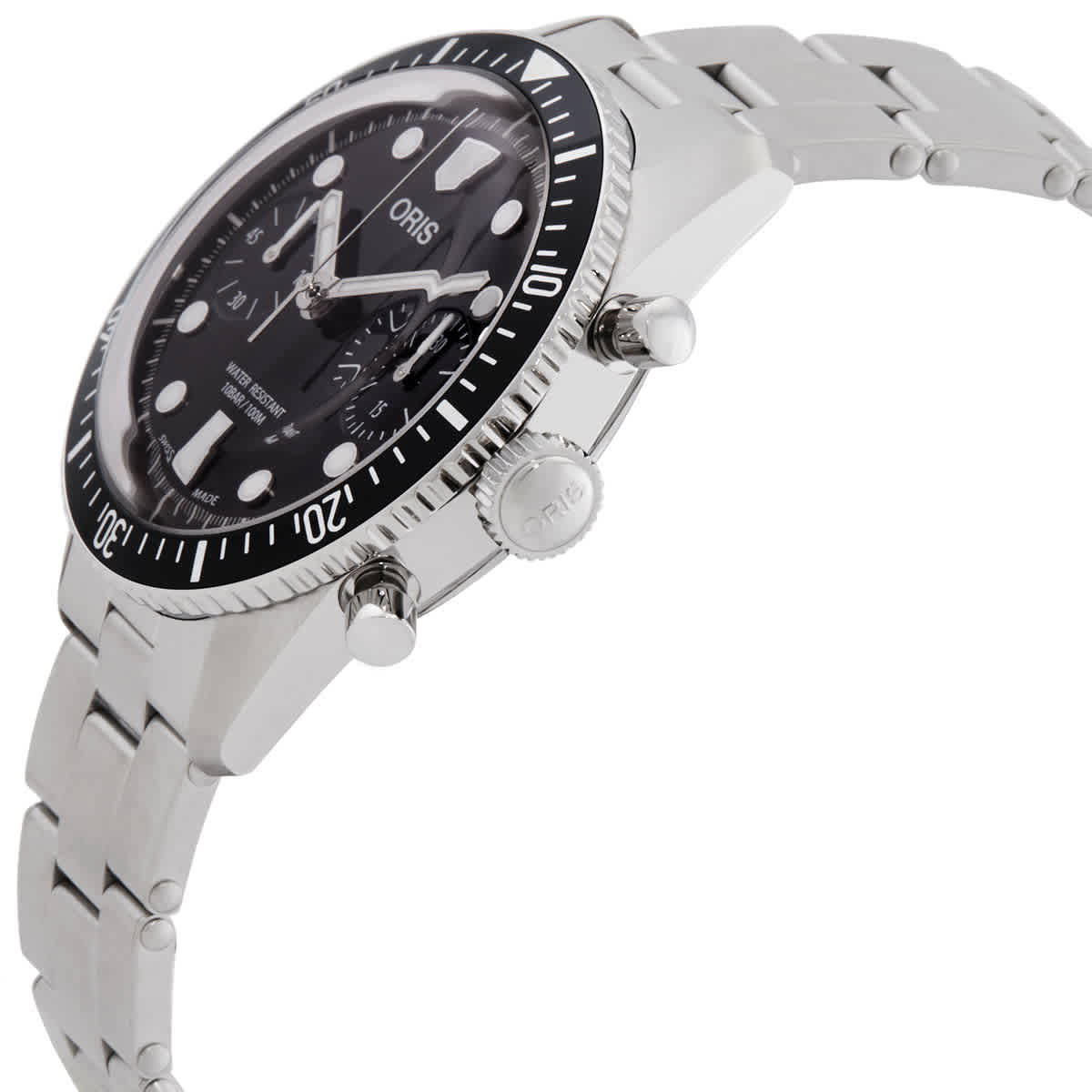 Oris Divers Sixty-Five Chronograph Automatic Black Dial Mens Watch 01 771 7791 4054-07 8 20 18