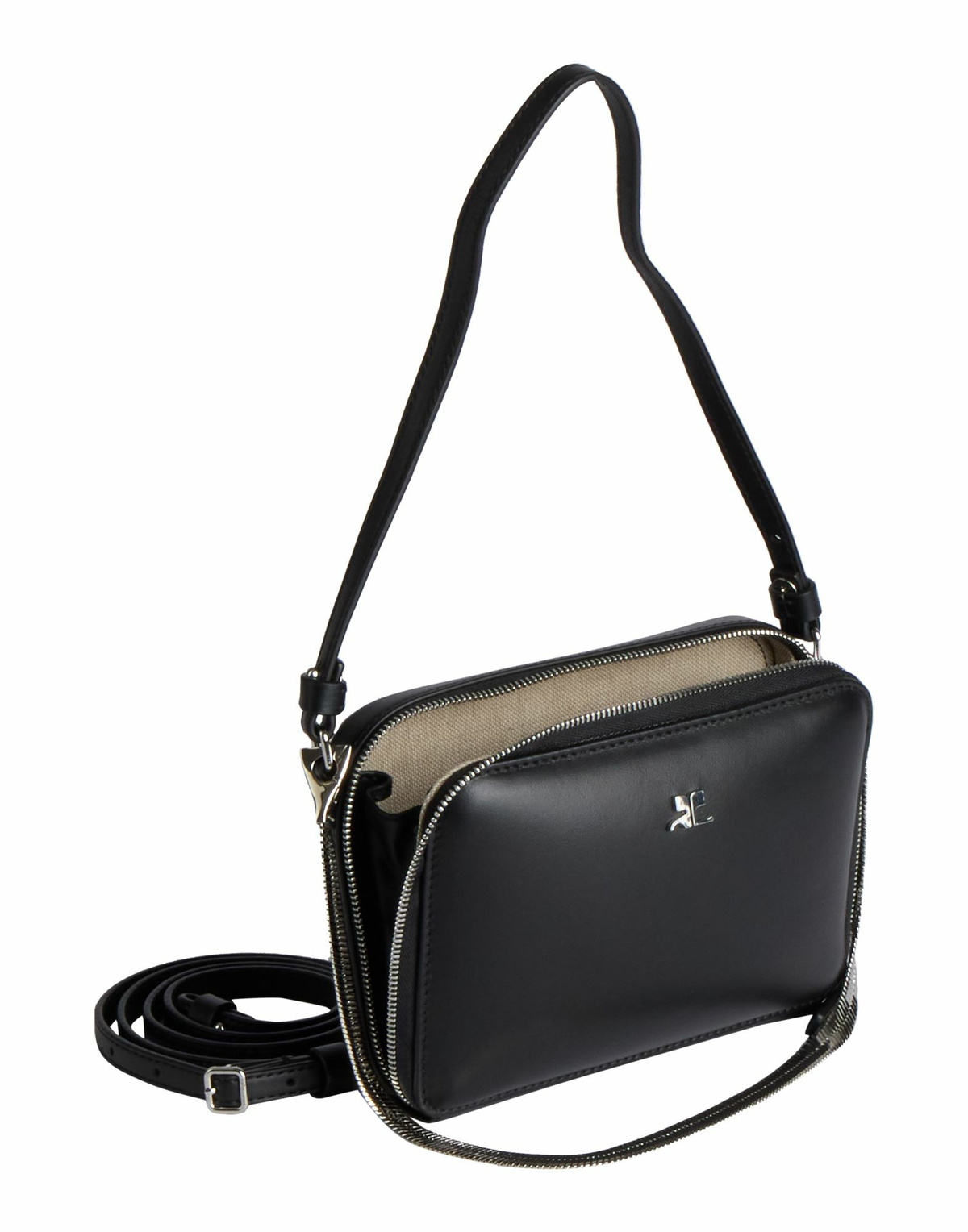 Courrèges Womens Handbag in Black