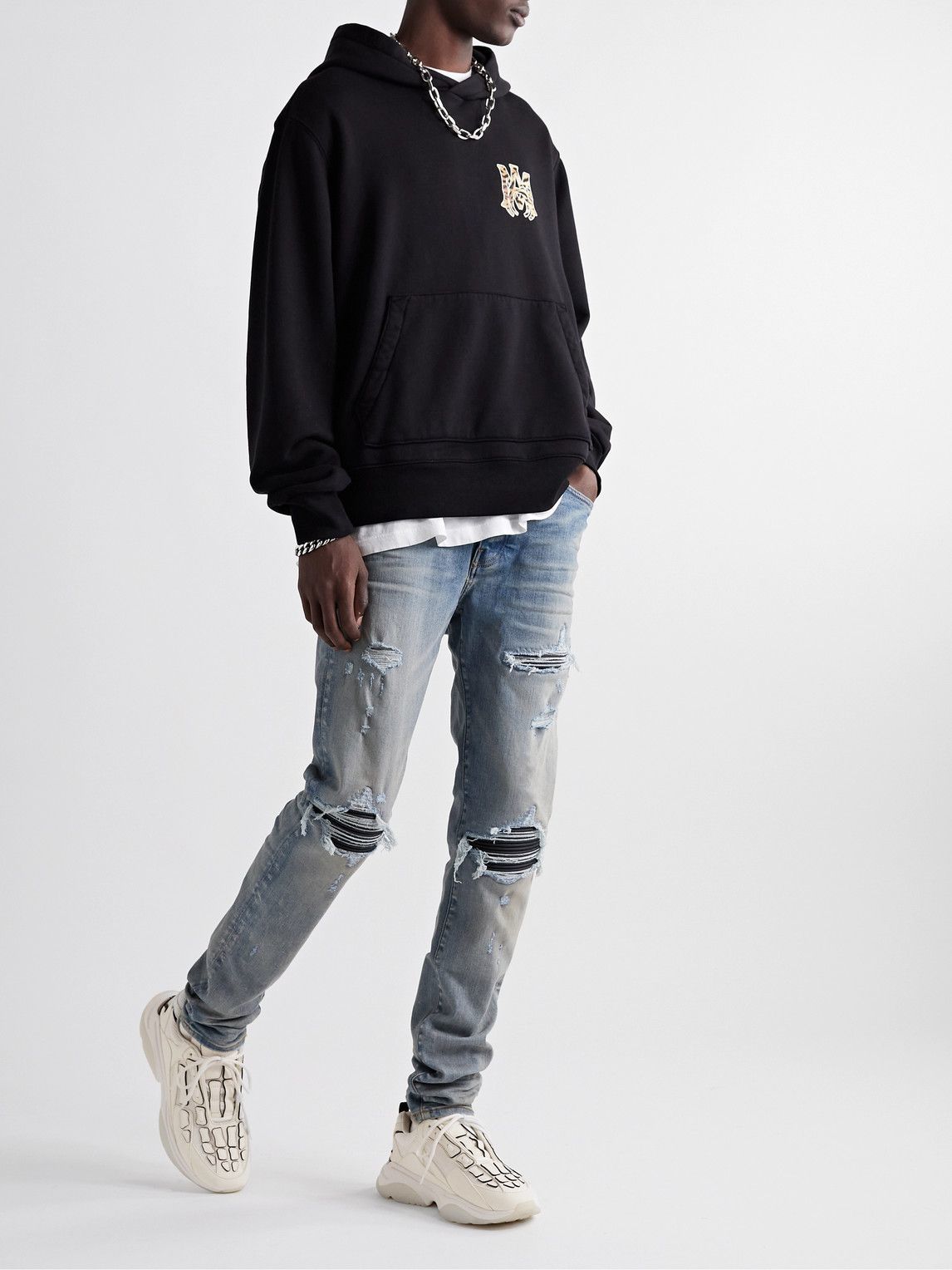 AMIRI MA ランナー2 スニーカー スエード＆メッシュ 快適性 平野紫耀使用 AMIRI MA Runner スニーカー (AMIRI/スニーカー