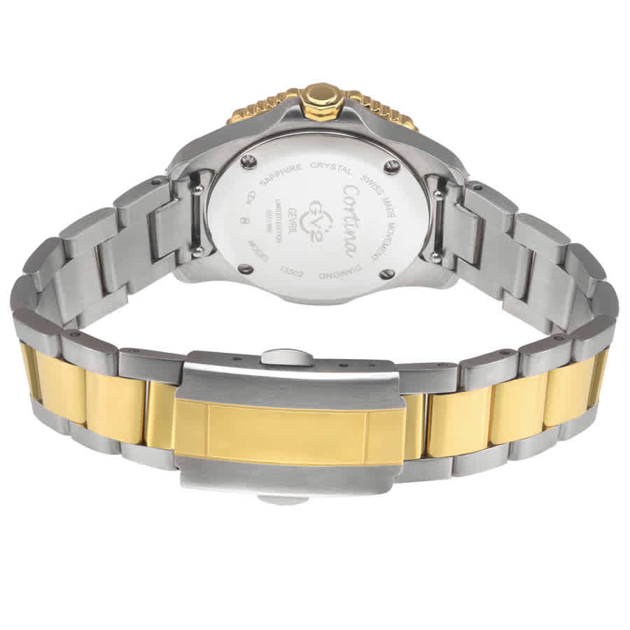 GV2 by Gevril Cortina Quartz Diamond Ladies Watch 13502B