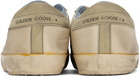 Golden Goose Beige & Taupe Super-Star Sneakers