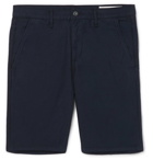 rag & bone - Standard Issue Cotton-Twill Shorts - Navy