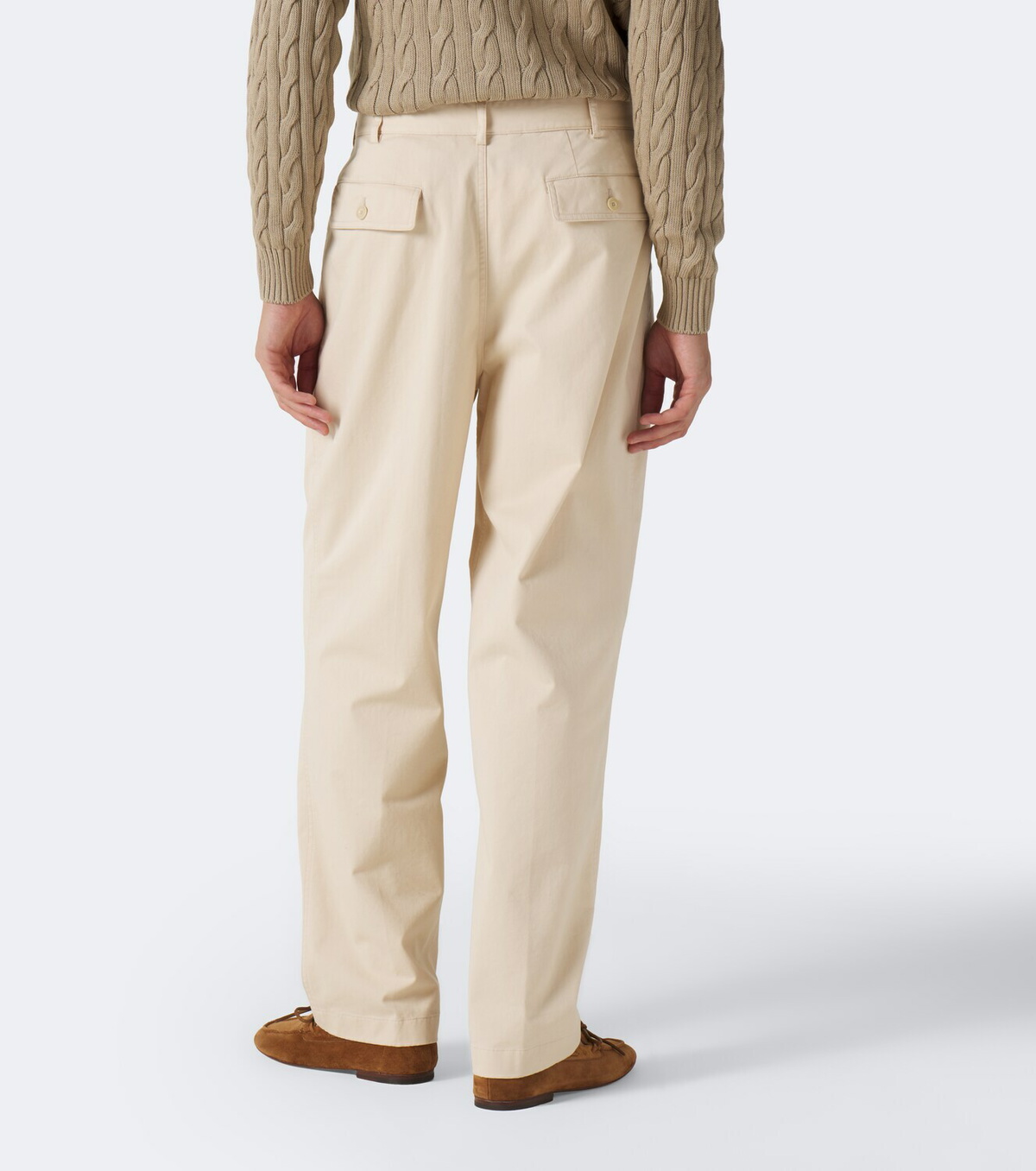 Ralph Lauren Purple Label Cotton-blend straight pants