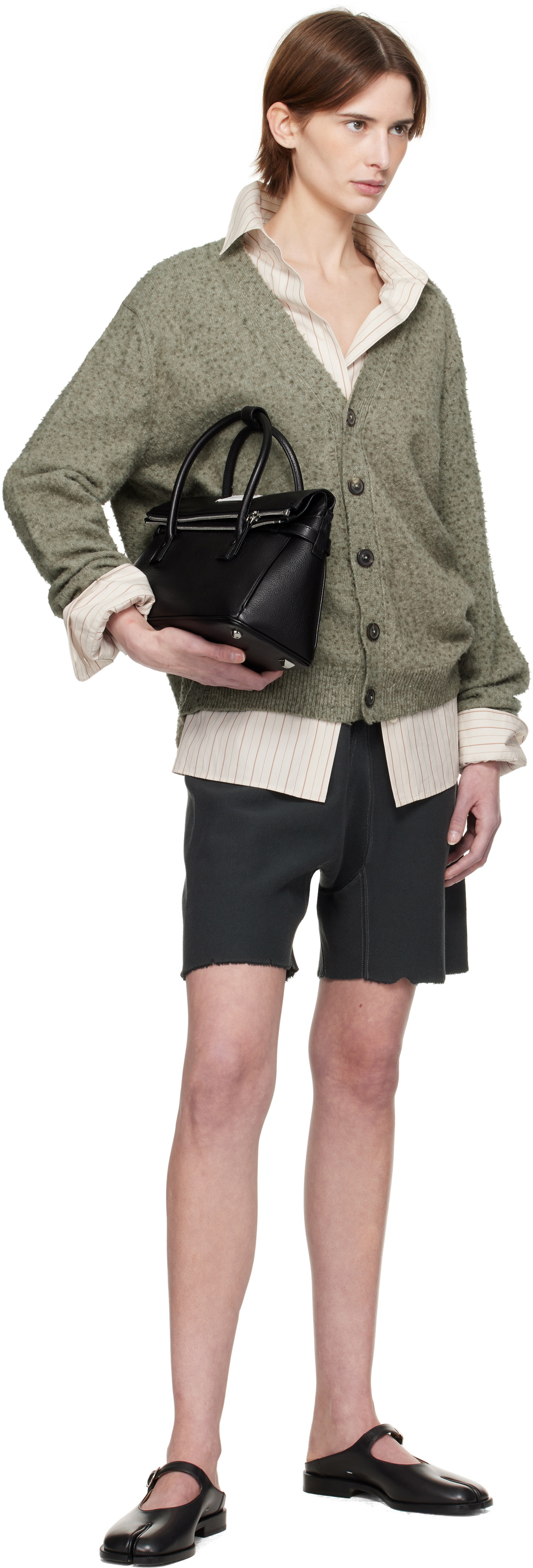 Maison Margiela Black Drawstring Shorts