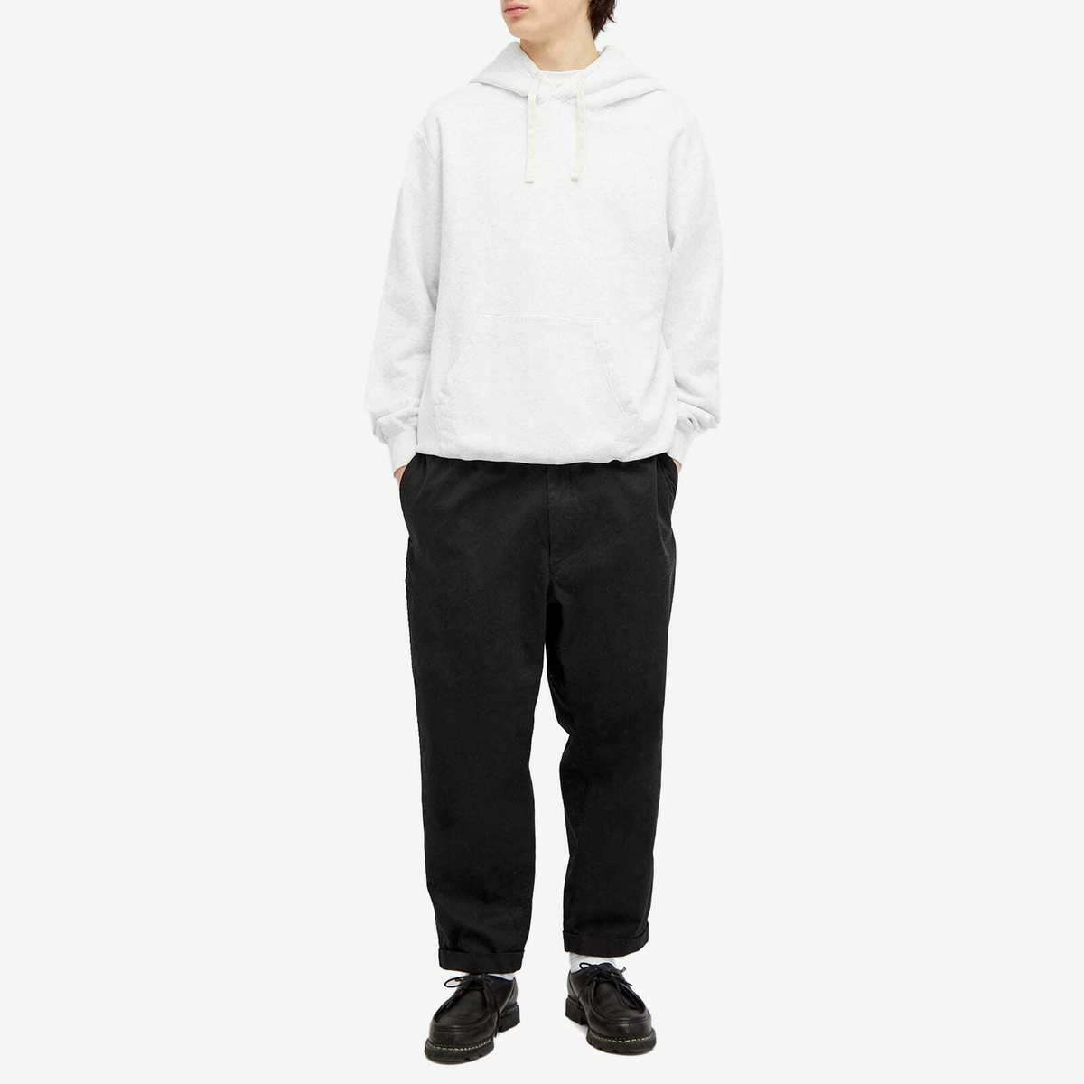Beams Plus Men's Pullover Hoodie in Ash