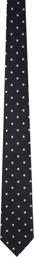 Photo: TOM FORD Black Polka Dot Tie