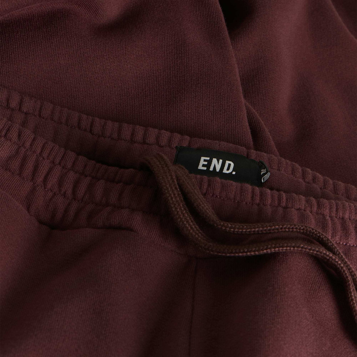 END. Mono Sweatpant in Oxblood