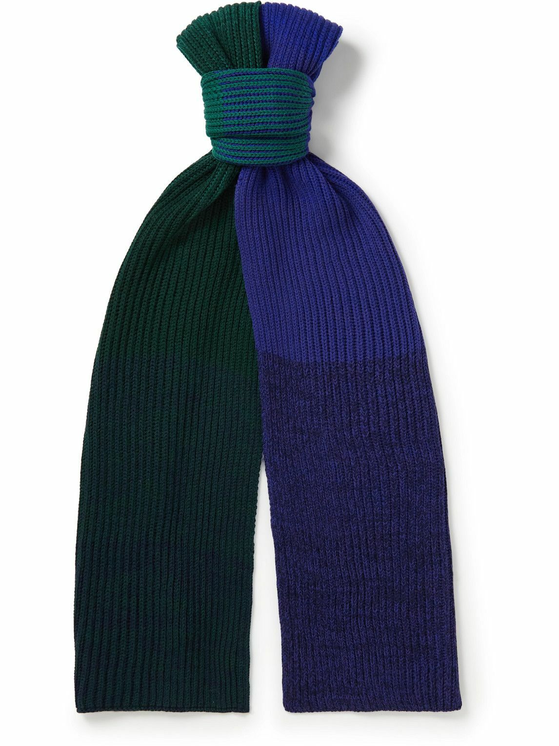 Missoni Black Blue Striped Wool Unisex Wrap scarf
