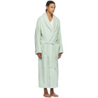 Tekla Green Terrycloth Bath Robe