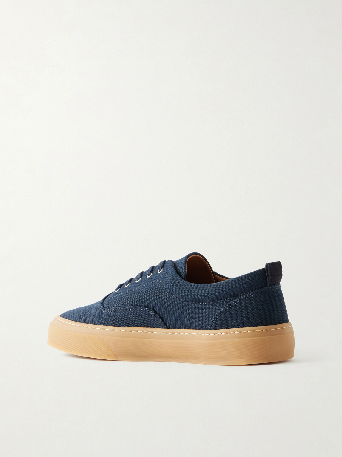 Mr P. - Classic Plimsoll Canvas Sneakers - Blue