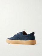 Mr P. - Classic Plimsoll Canvas Sneakers - Blue