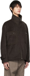 AURALEE Brown Brushed Jacket