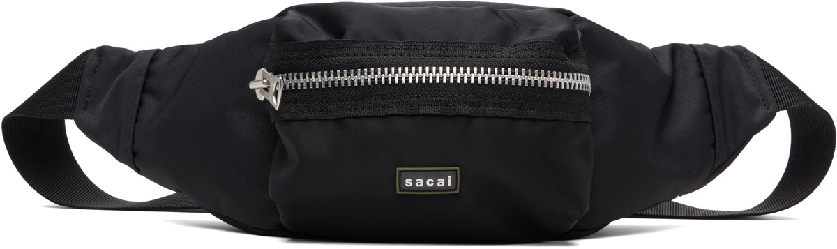 sacai Black Pocket Belt Bag Sacai