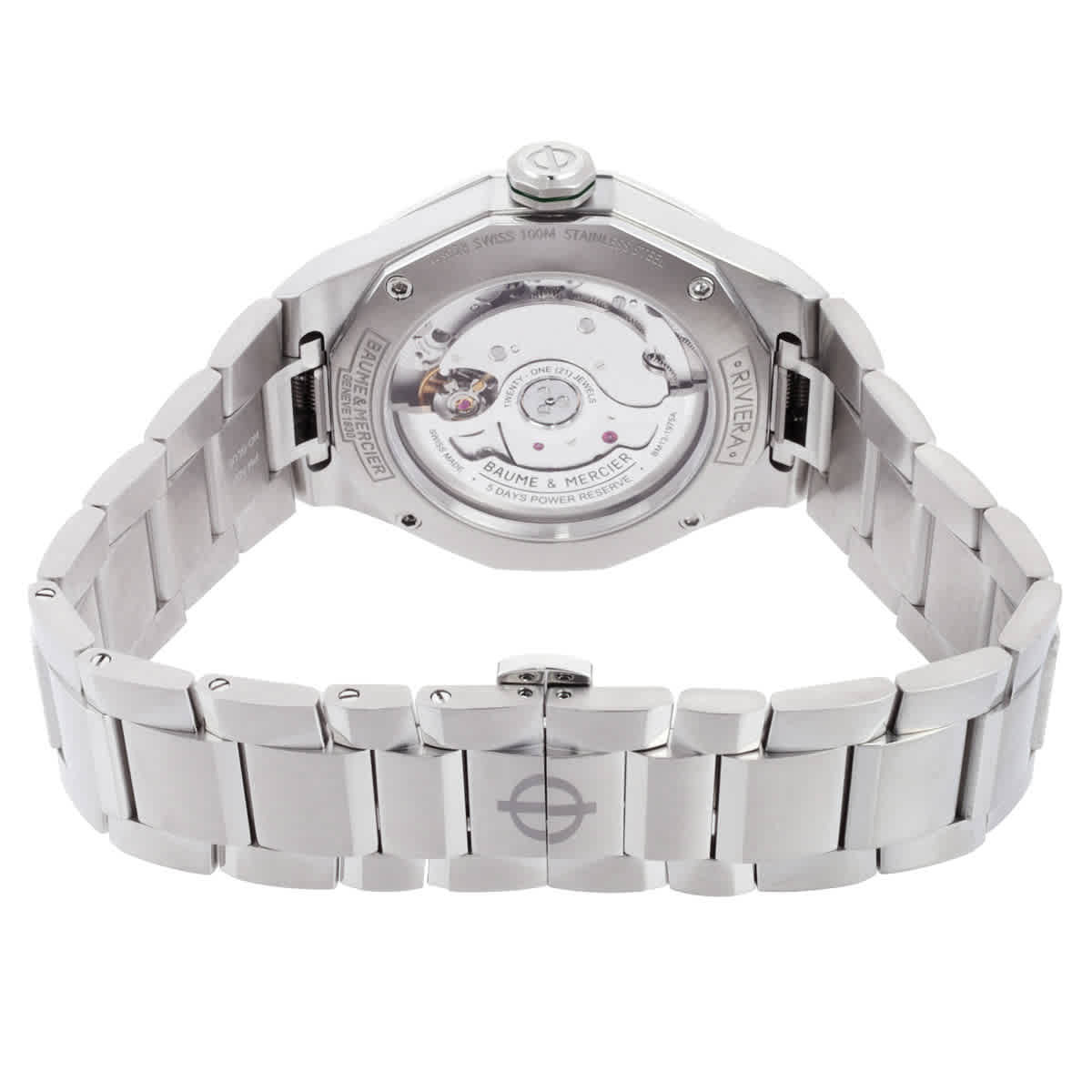 Baume et Mercier Riviera Automatic Green Dial Watch M0A10770