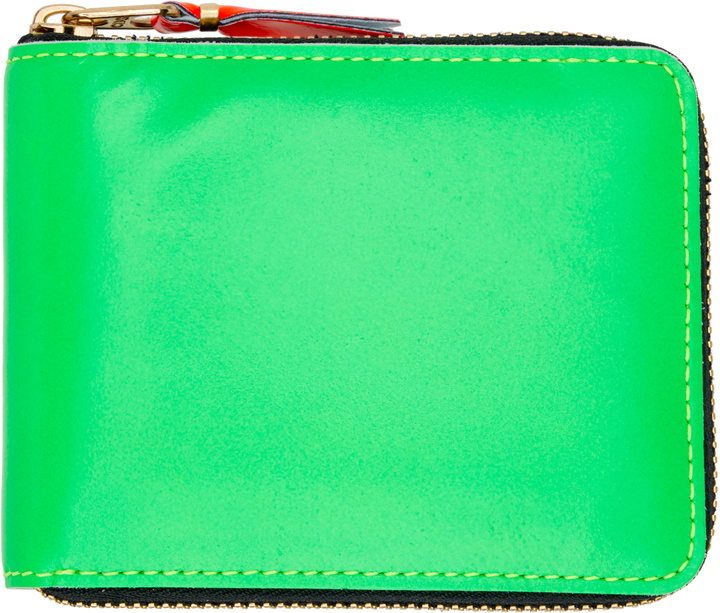 Photo: COMME des GARÇONS WALLETS Multicolor Super Fluo Group Wallet