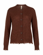 Giorgio Brato Womens Cardigan in Brown