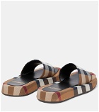 Burberry - Checked cotton slides