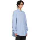 Gucci Blue Striped Alessandro Shirt