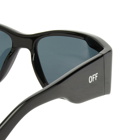 Off-White Sunglasses Men's Off-White Kimball Sunglasses in Black/Dark Grey 