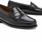 Bass Weejuns Women's Penny Loafer in Black Leather