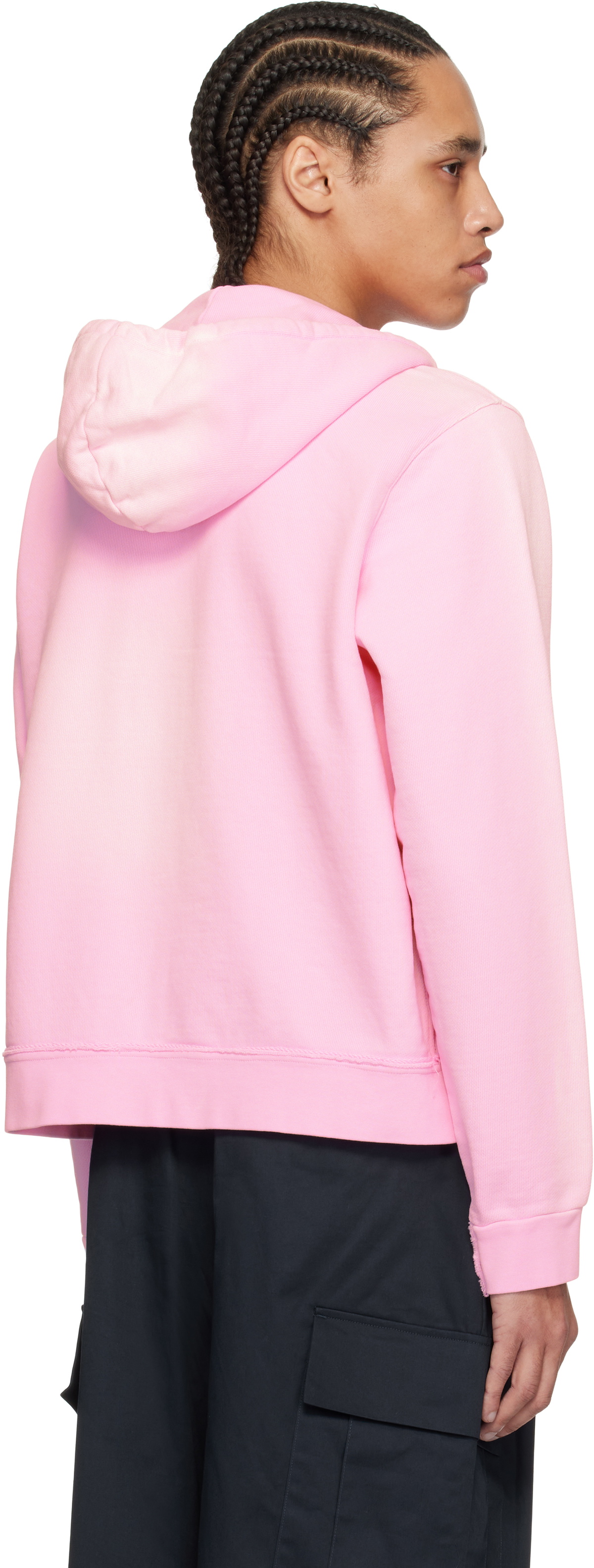 Camiel Fortgens Pink Fitted Zip Hoodie