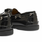 Toga Pulla Women's Leather Loafers in Black