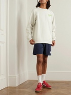 Pasadena Leisure Club - Logo-Print Cotton-Jersey Sweatshirt - Gray