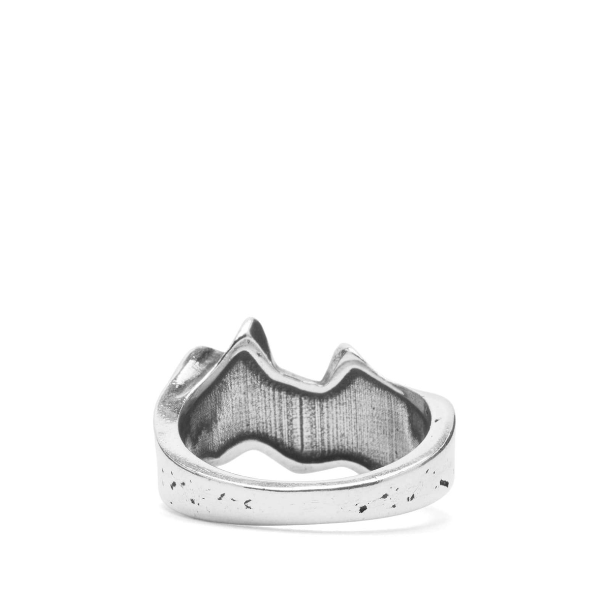 TwoJeys Men's Tilted Icon Ring in Sterling Silver