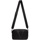 Valentino Black Valentino Garavani VLogo Messenger Bag