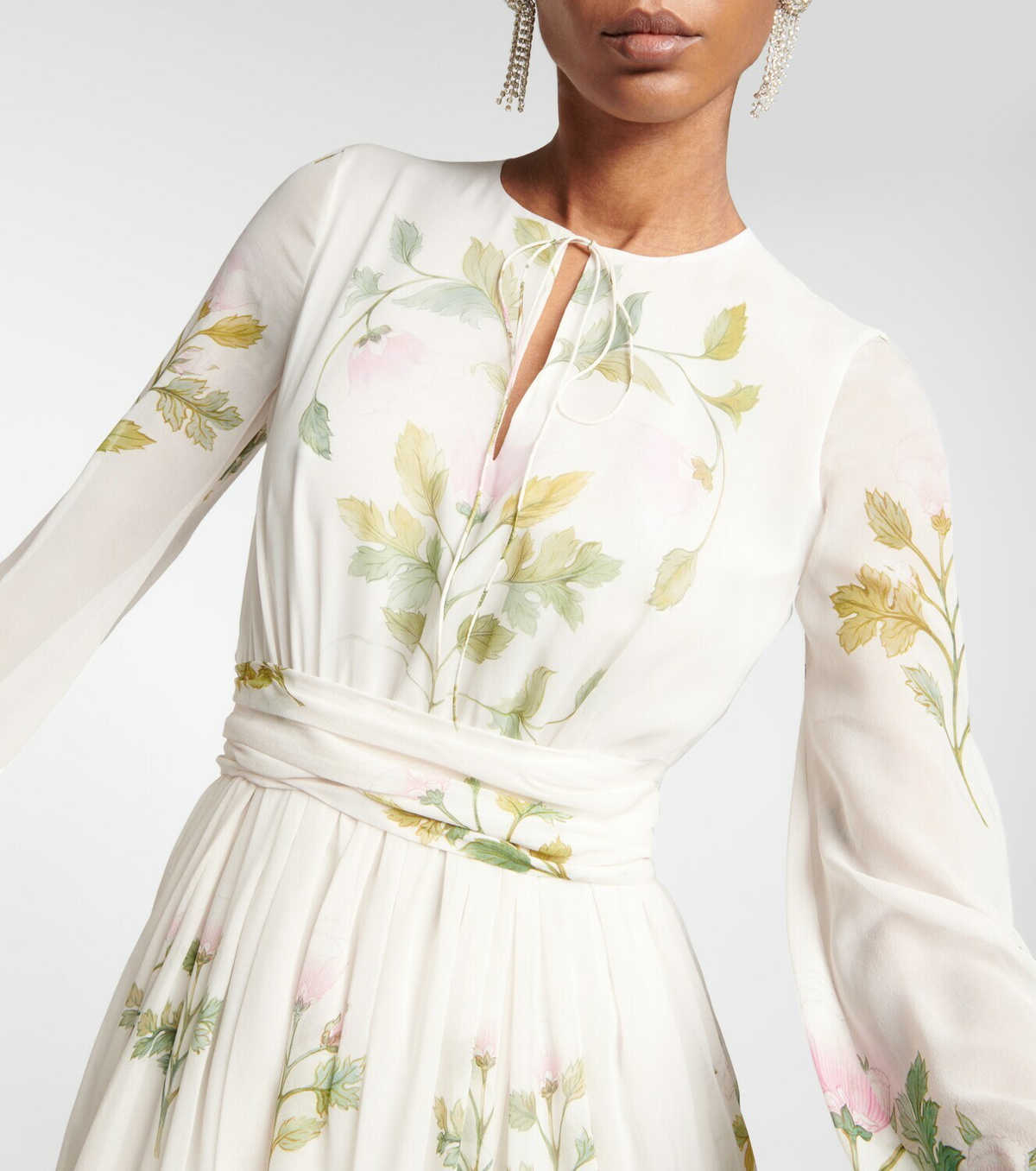 Giambattista Valli - Floral silk georgette gown Giambattista