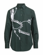 Burberry Mens Shirt Dark in Green
