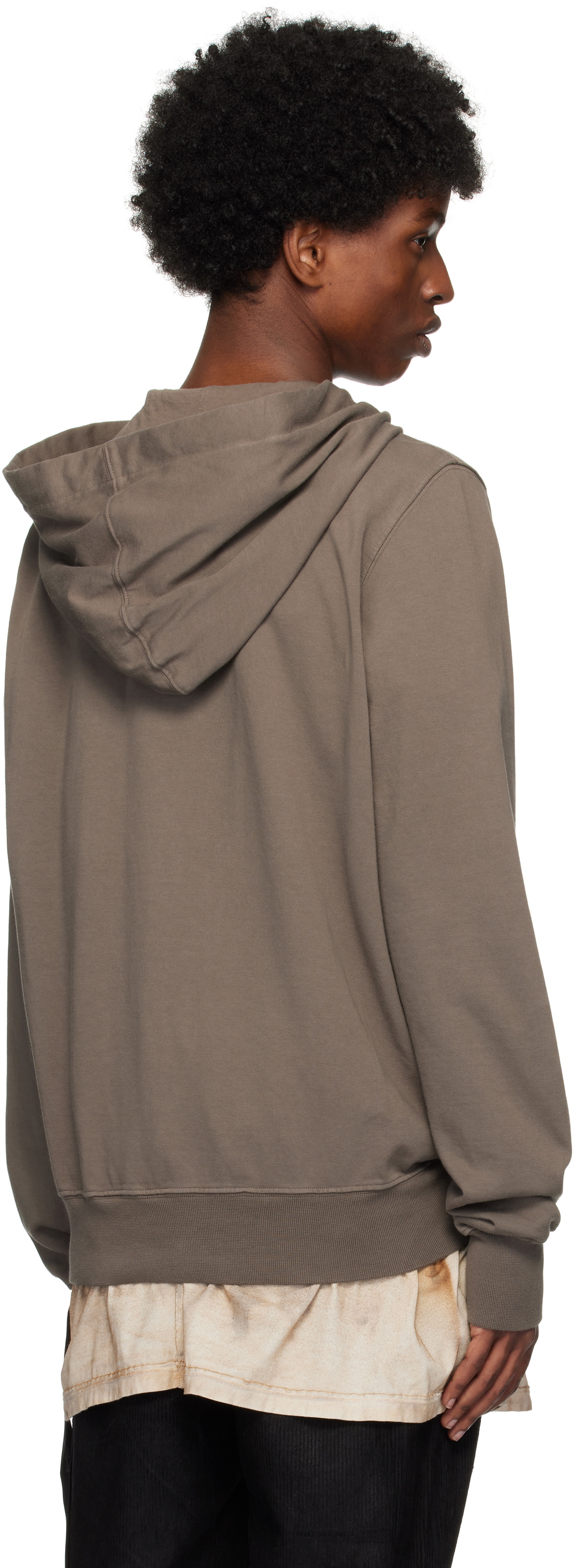 Rick Owens DRKSHDW Gray Porterville Jason's Hoodie