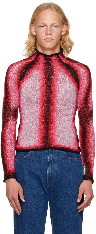 Photo: Y/Project SSENSE Exclusive Red Turtleneck