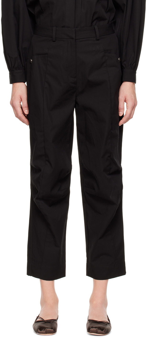 CO Black Patch Pocket Trousers