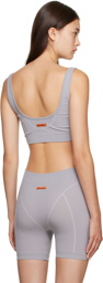 Heron Preston Gray Active Bra