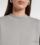 The Attico Oversized cotton jersey sweatshirt