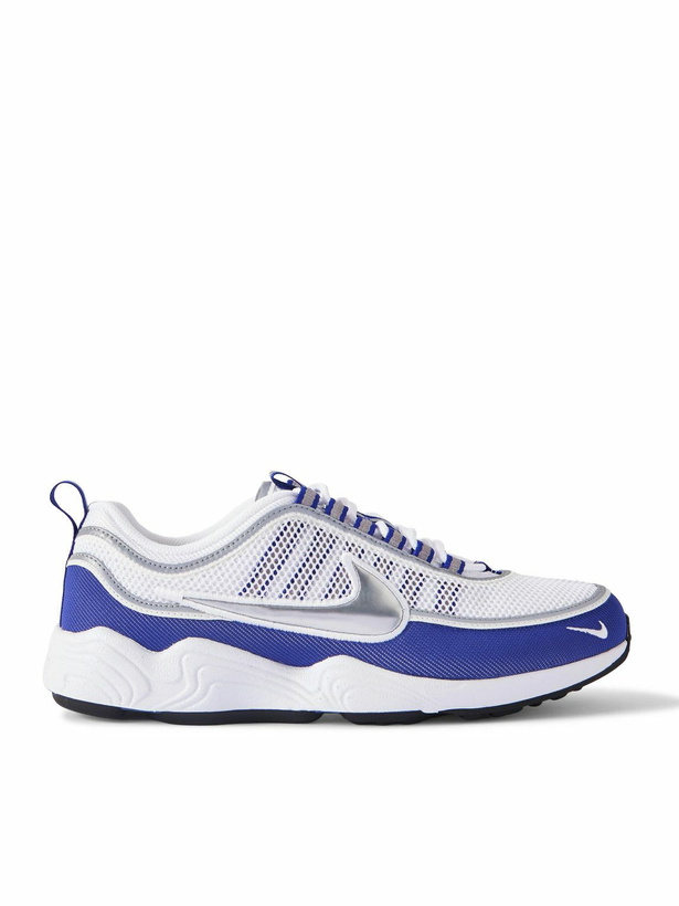Photo: Nike - Air Zoom Spiridon Rubber-Trimmed Mesh Sneakers - Blue